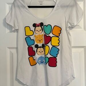 DISNEY Tsum Tsum Love T-Shirt from Japan